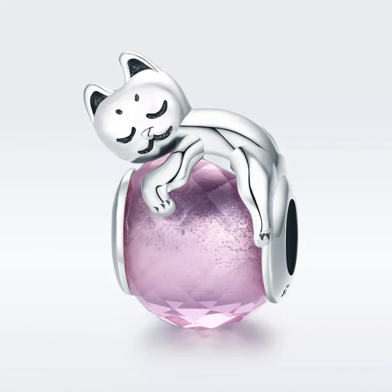 (resim) Pandora tarzı Uyuyan Kedi Charm - SCC447 - Görüntüle 2