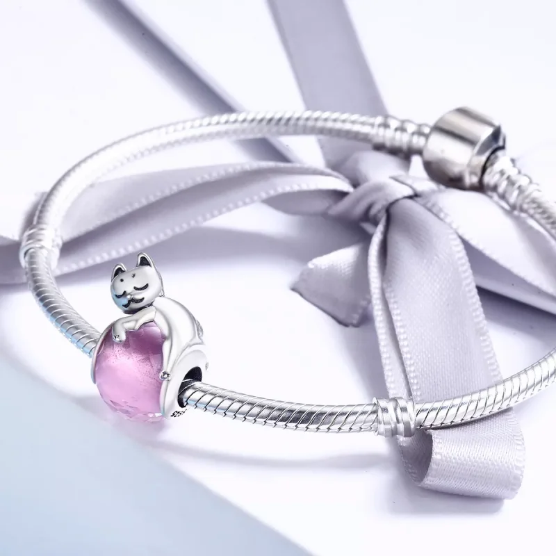 (resim) Pandora tarzı Uyuyan Kedi Charm - SCC447 - Görüntüle 4