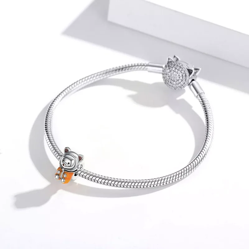 (resim) Pandora tarzı Uzay Ayısı Charm - SCC1693 - Görüntüle 3