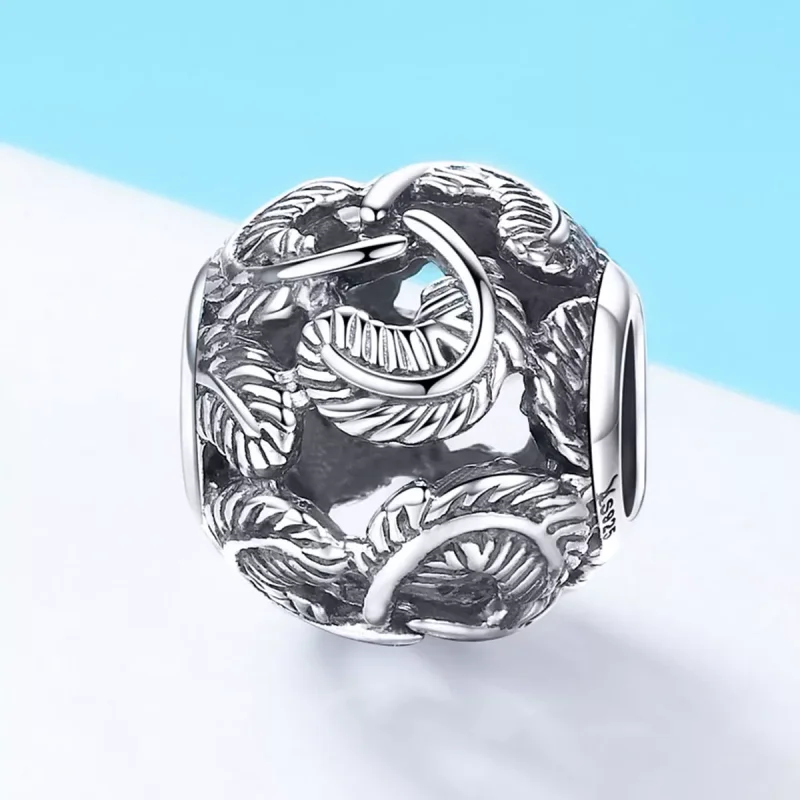(resim) Pandora tarzı Vintage Kanatlar Charm - SCC810 - Görüntüle 2
