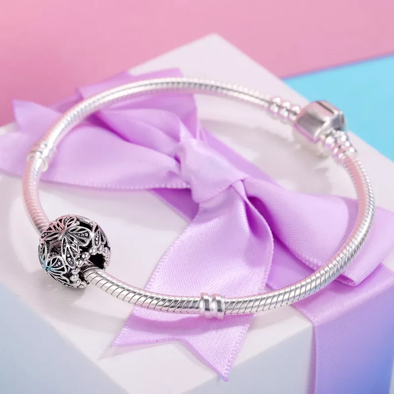 (resim) Pandora tarzı Vintage Kelebek Charm - SCC491 - Görüntüle 5