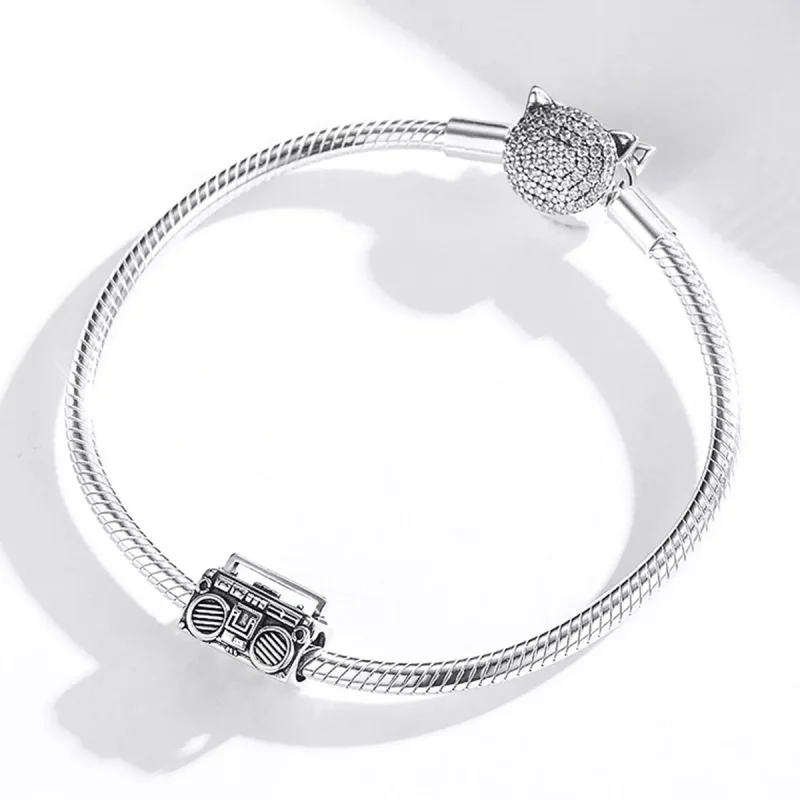(resim) Pandora tarzı Vintage Radyo Charm - SCC1873 - Görüntüle 3