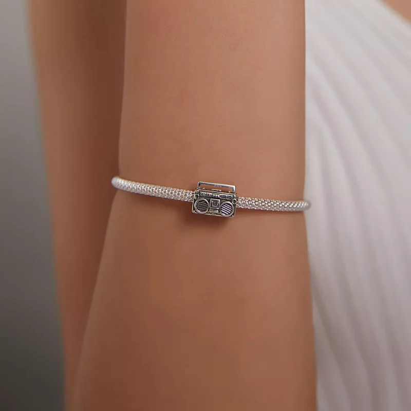 (resim) Pandora tarzı Vintage Radyo Charm - SCC1873 - Görüntüle 5