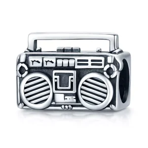 (resim) Pandora tarzı Vintage Radyo Charm - SCC1873