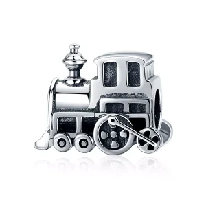 (resim) Pandora tarzı Vintage Tren Charm - SCC507