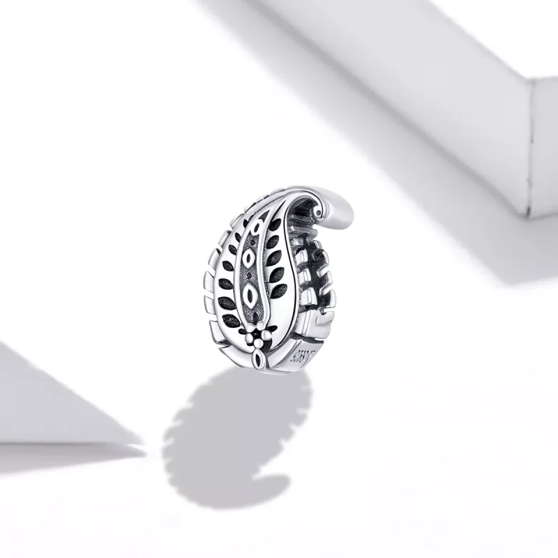 (resim) Pandora tarzı Vintage Yapraklar Charm - SCC1824 - Görüntüle 2