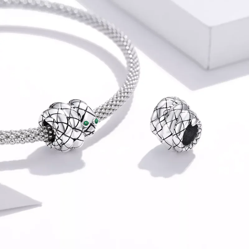 (resim) Pandora tarzı Vintage Yılan Charm - SCC1770 - Görüntüle 4