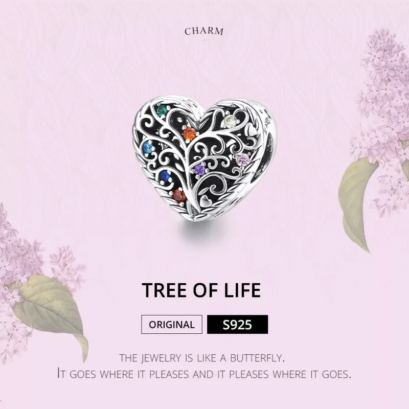 (resim) Pandora tarzı Yaşam Ağacı Charm - SCC1608 - Görüntüle 6