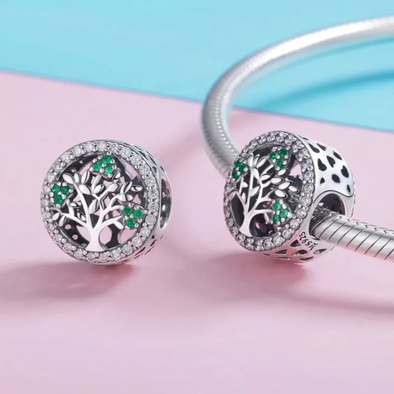 (resim) Pandora tarzı Yaşam Ağacı Charm - SCC919 - Görüntüle 4