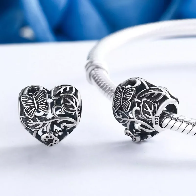 (resim) Pandora tarzı Yağmur Sırtı Bahçesi Charm - SCC155 - Görüntüle 5