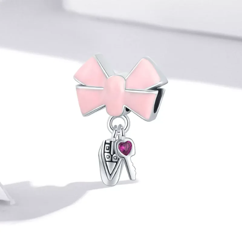 (resim) Pandora Tarzı Yay Araba Anahtar Süsü - SCC1974 - Görüntüle 2