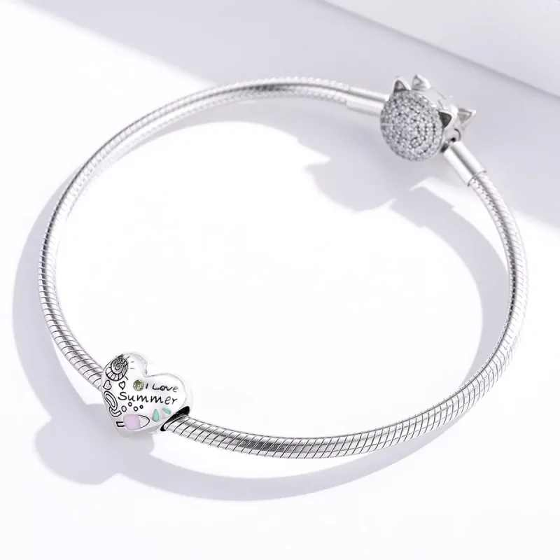 (resim) Pandora tarzı Yaz Grafitisi Charm - SCC1529 - Görüntüle 3
