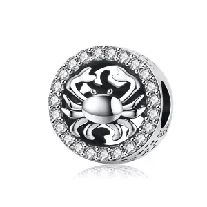 (resim) Pandora tarzı Yengeç Burcu Charm - SCC1213