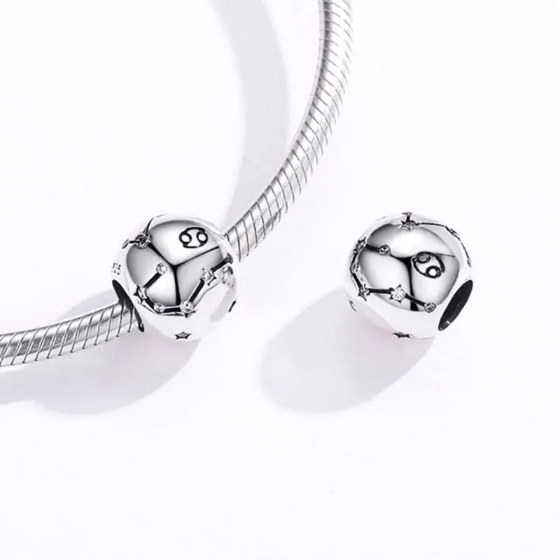 (resim) Pandora tarzı Yengeç Burcu Charm - SCC1218-4 - Görüntüle 4