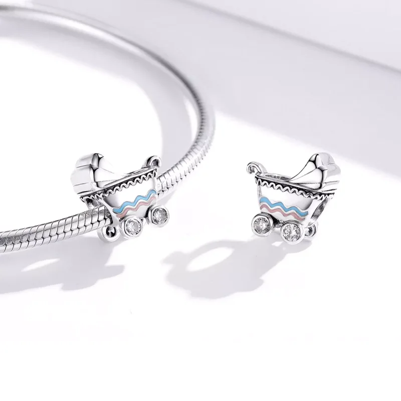 (resim) Pandora tarzı Yeni Doğan Bebek Arabası Charm - SCC1539 - Görüntüle 2