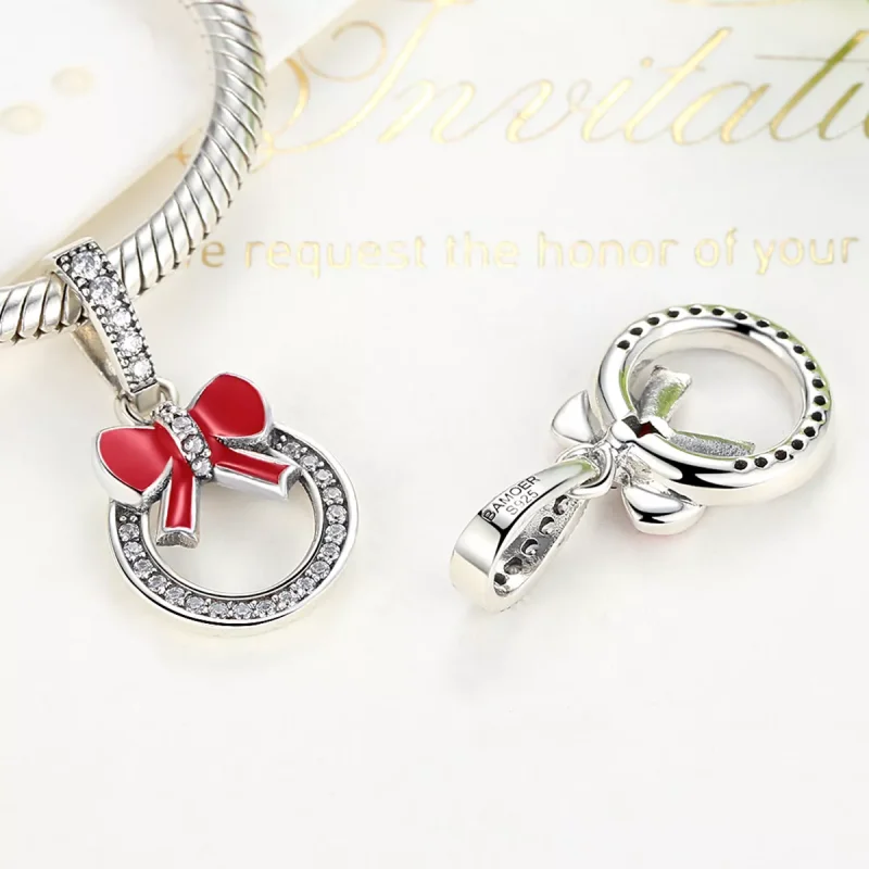 (resim) Pandora tarzı Yılbaşı çelengi Sallantılı Charm - SCC077 - Görüntüle 2