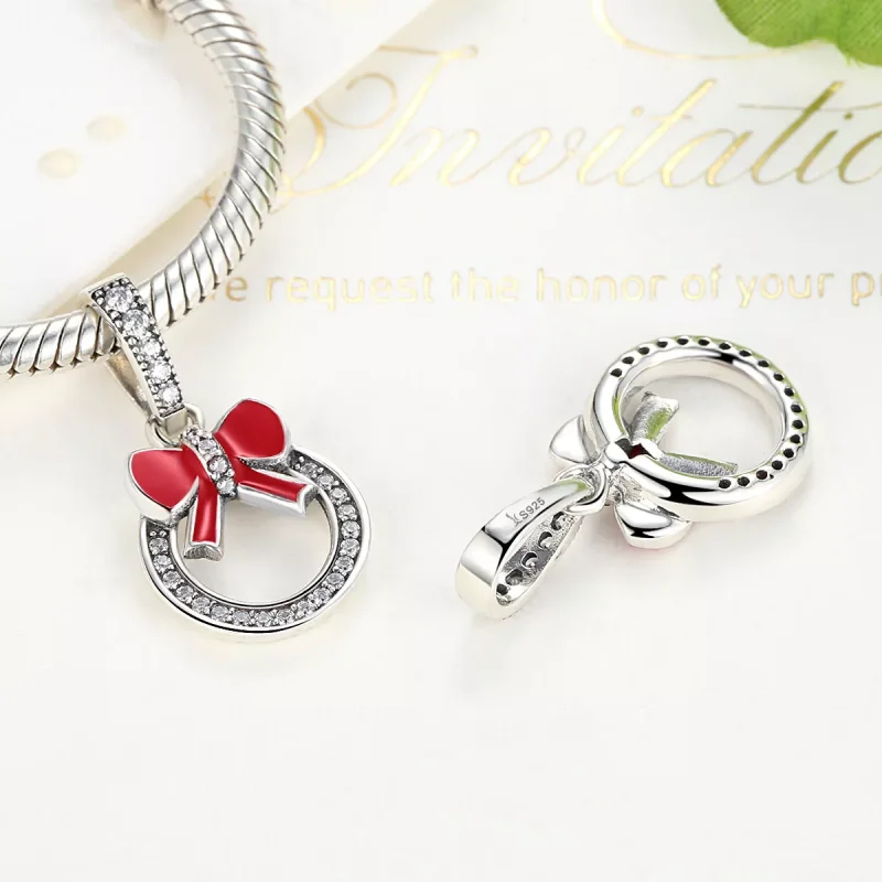 (resim) Pandora tarzı Yılbaşı çelengi Sallantılı Charm - SCC077 - Görüntüle 4