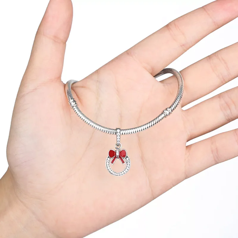 (resim) Pandora tarzı Yılbaşı çelengi Sallantılı Charm - SCC077 - Görüntüle 6