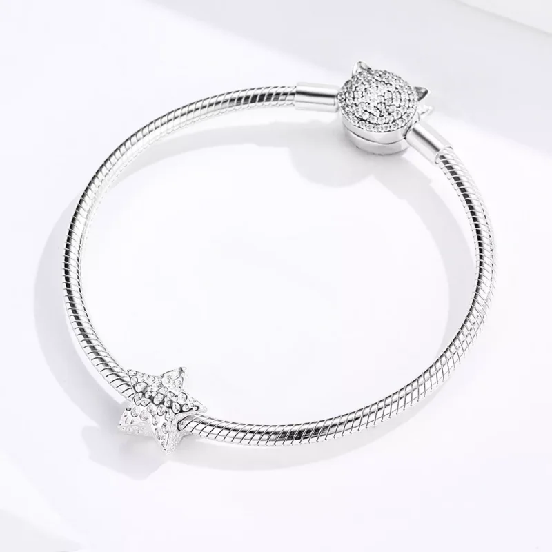 (resim) Pandora tarzı Yıldızlı Charm - SCC1246 - Görüntüle 3