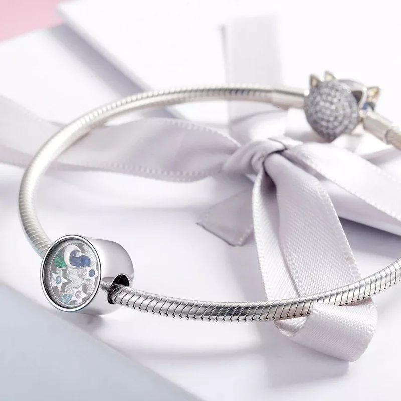 (resim) Pandora tarzı Yıldızlı Gökyüzü Charm - BSC042 - Görüntüle 2