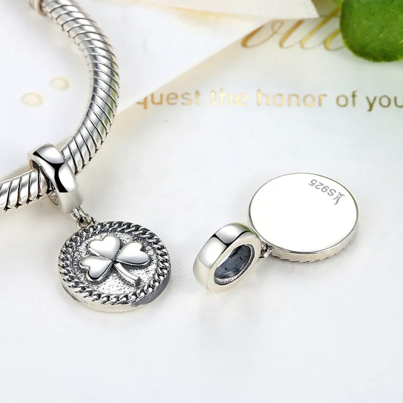 (resim) Pandora tarzı Yonca Sallantılı Charm - SCC039 - Görüntüle 2