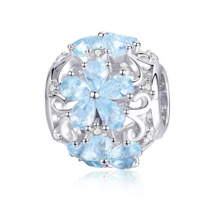 (resim) Pandora tarzı Zarif Kar Taneleri Charm - SCC941