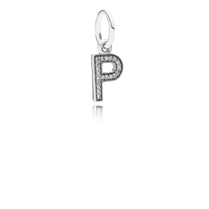 (resim) PANDORA P Harfi Pırıltılı Pandantif - 791328CZ