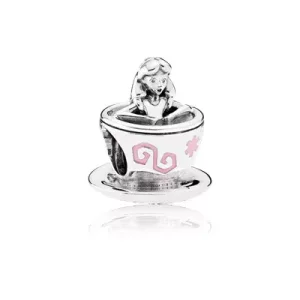 (resim) Disney, Pandora Charm, Alice in Wonderland Tea Cup Charm - 79212