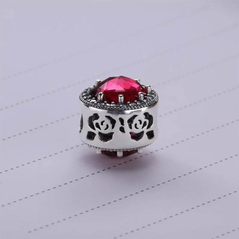 (resim) Disney, Pandora Charm, Belle Işıltılı Gül - 792140NCC - Görüntüle 2