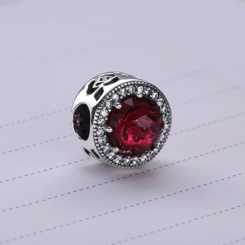 (resim) Disney, Pandora Charm, Belle Işıltılı Gül - 792140NCC - Görüntüle 3