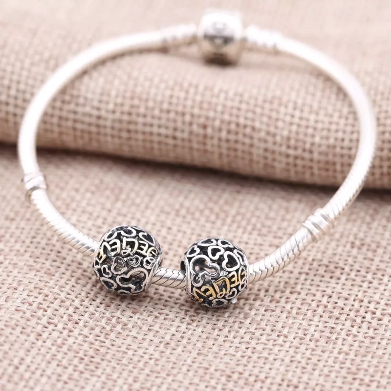 (resim) Disney, Pandora Charm, DREAM silver charm with 14k - 791438 - Görüntüle 2