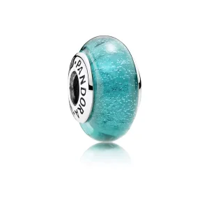 Disney, Pandora Charm, Jasmine silver charm with sea green fluor (resim) Disney, Pandora Charm, Jasmine silver charm with sea green fluor