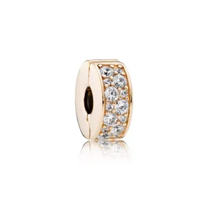 (resim) Pandora 14 ayar altından Parlayan Zarafet Klips - 750842CZ
