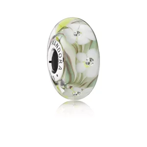 (resim) Pandora Charm, Camdan Kır Çiçekleri - 791638CZ