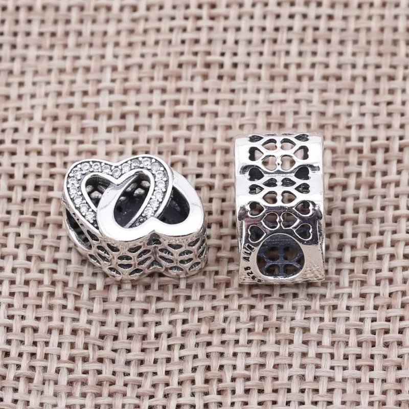 (resim) Pandora Charm, Dolanmış Kalpler - 791880CZ - Görüntüle 2