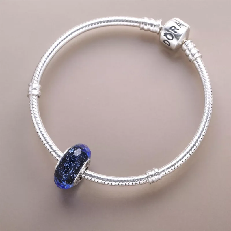 (resim) Pandora Charm, Işık Yayan Mavi Cam - 791646 - Görüntüle 4
