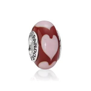 (resim) Pandora Charm, Kırmızı Aşk, Pembe Kalpler - 790658