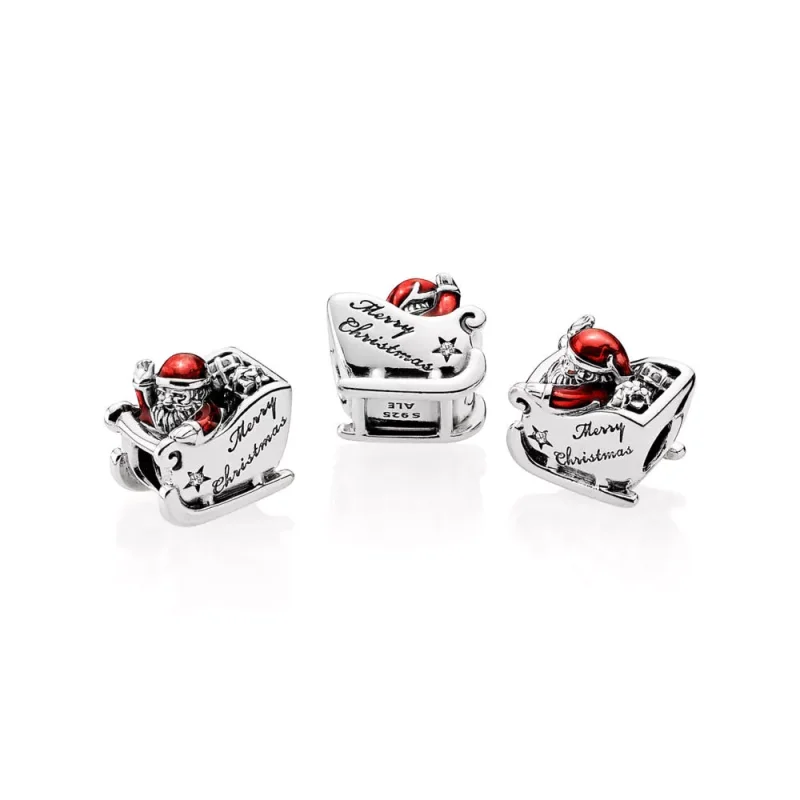 (resim) Pandora Charm, Kızaklı Noel Baba - 792004CZ - Görüntüle 4