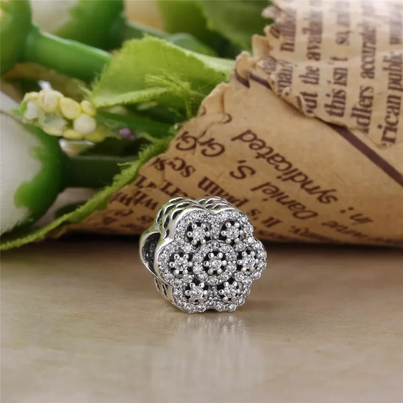 (resim) Pandora Charm, Kristalize Çiçek - 791998CZ - Görüntüle 2