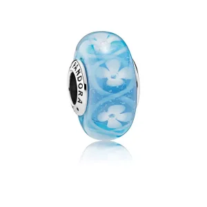 (resim) Pandora Charm, Mavi Çiçeksi Cam - 791666