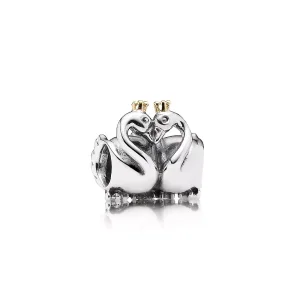 (resim) Pandora Charm, Sarılan Kuğular - 791189