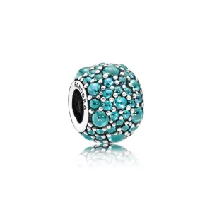 (resim) Pandora Charm, Turkuaz Parıltılı Damlacıklar - 791755MCZ
