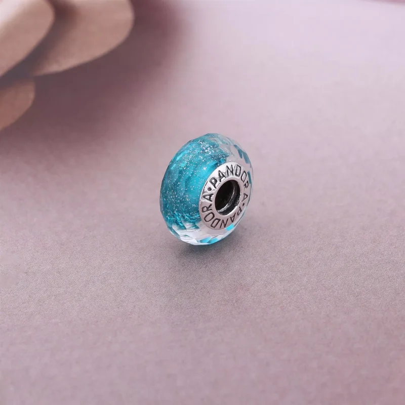 (resim) Pandora Charm, Turkuaz Parlak Cam - 791655 - Görüntüle 2