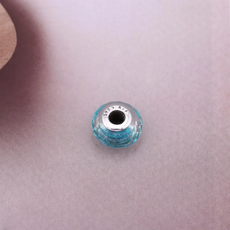 (resim) Pandora Charm, Turkuaz Parlak Cam - 791655 - Görüntüle 3