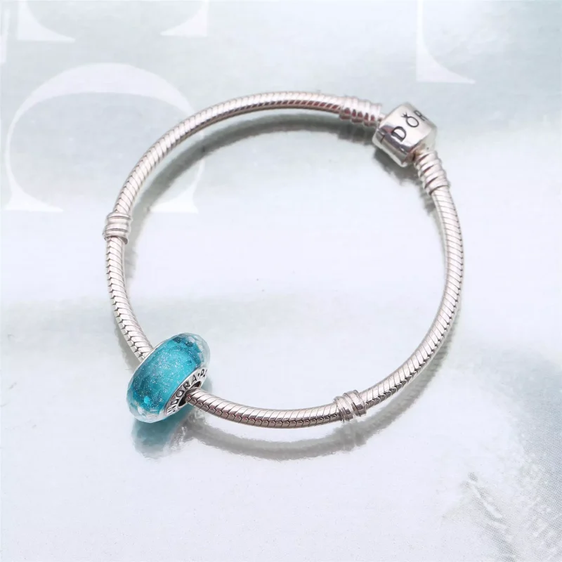 (resim) Pandora Charm, Turkuaz Parlak Cam - 791655 - Görüntüle 4