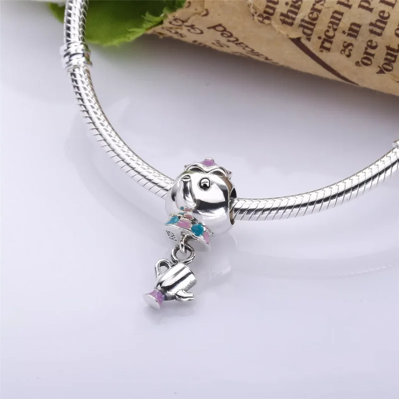 (resim) Pandora Disney, Bayan Potts ve Çip Charm - PJ00297-1 - Görüntüle 2
