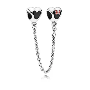 (resim) Pandora Disney, Mickey ve Minnie Mouse Güvenlik Zinciri - 7501055889984P