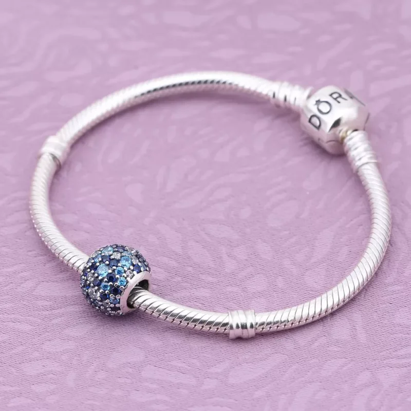 (resim) Pandora Gökyüzü Mozaik Pavé Topu Charm - 791261NSBMX - Görüntüle 2