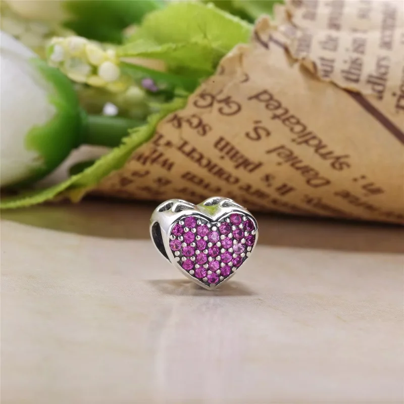 (resim) Pandora göz kamaştırıcı kalp Charm - PX0063-1 - Görüntüle 3