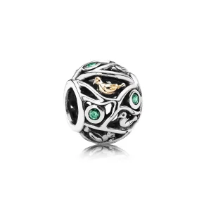 (resim) Pandora iki renkli Kuşlar ve Dallar Charm - 791213CZN